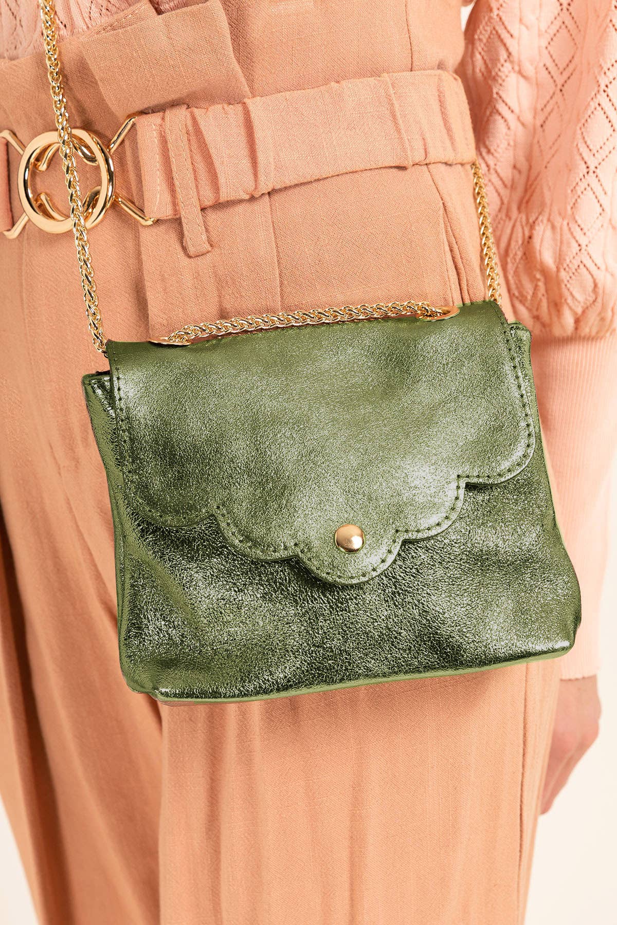 Cherry Paris - Wholesale Crossbody Bag - Women's - MINI PIA METAL Bag - 3973B28