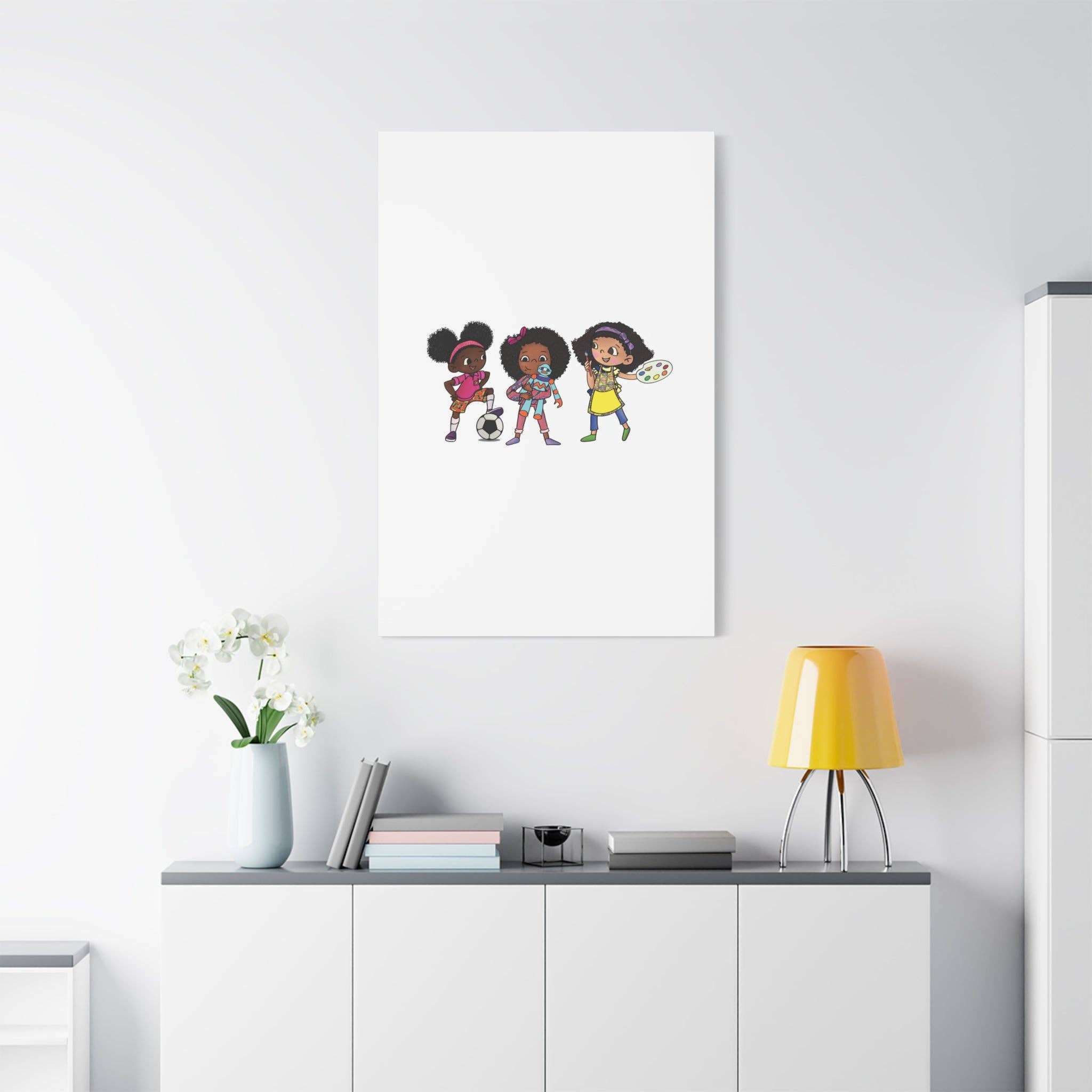 Ikuzi Dolls - Wholesale Art Print - Kids & Baby - Kids' Canvas Wall Art - Playful Characters for Creative Spaces202