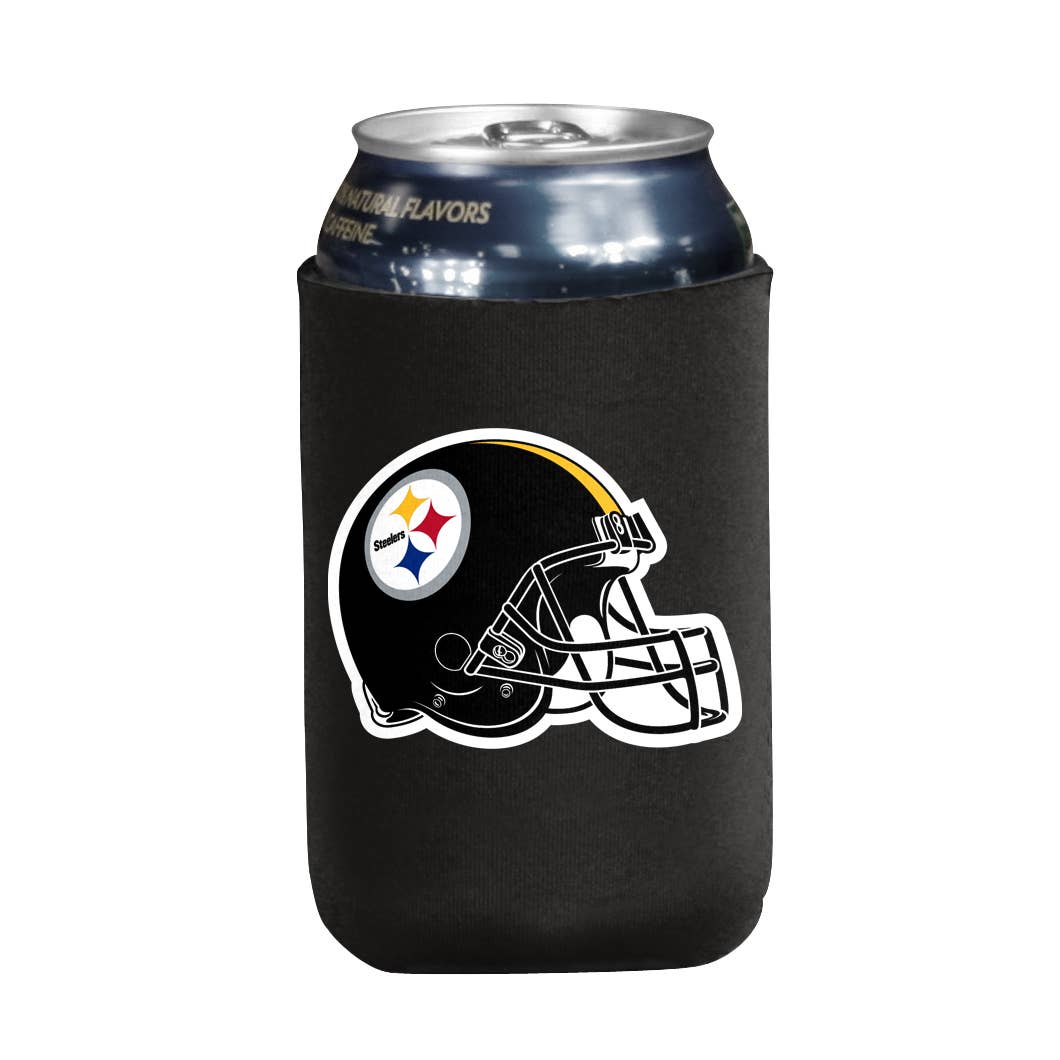 Gulf Coast Sales - Wholesale Drink Huggers & Koozies - NFL Pittsburgh Steelers Can Cooler Koozie