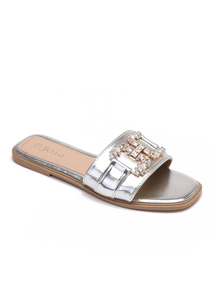 Joia Paris - Wholesale Sandals - Women's - Strap Sandal with Rhinestones SS -2425