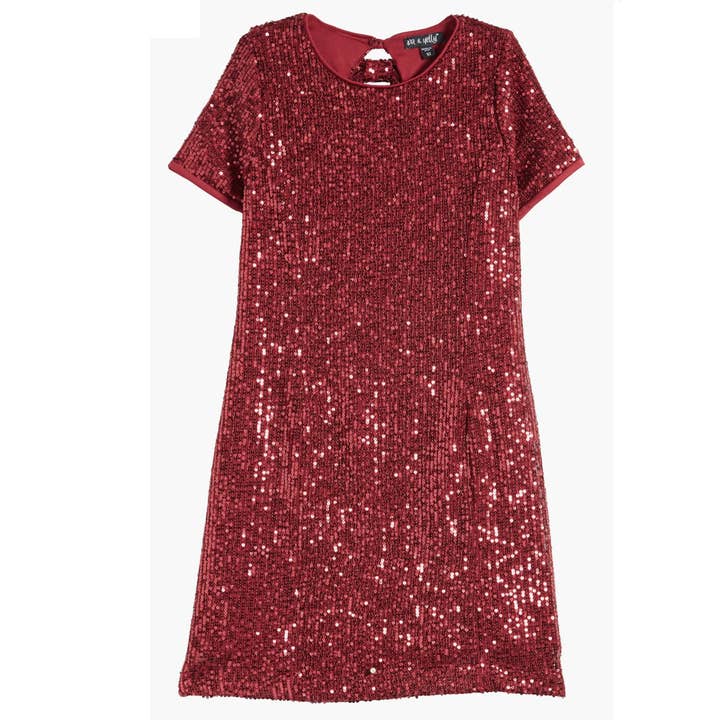 T-shirt con paillettes Bow Back per la vendita all'ingrosso da parte di Ava & Yelly