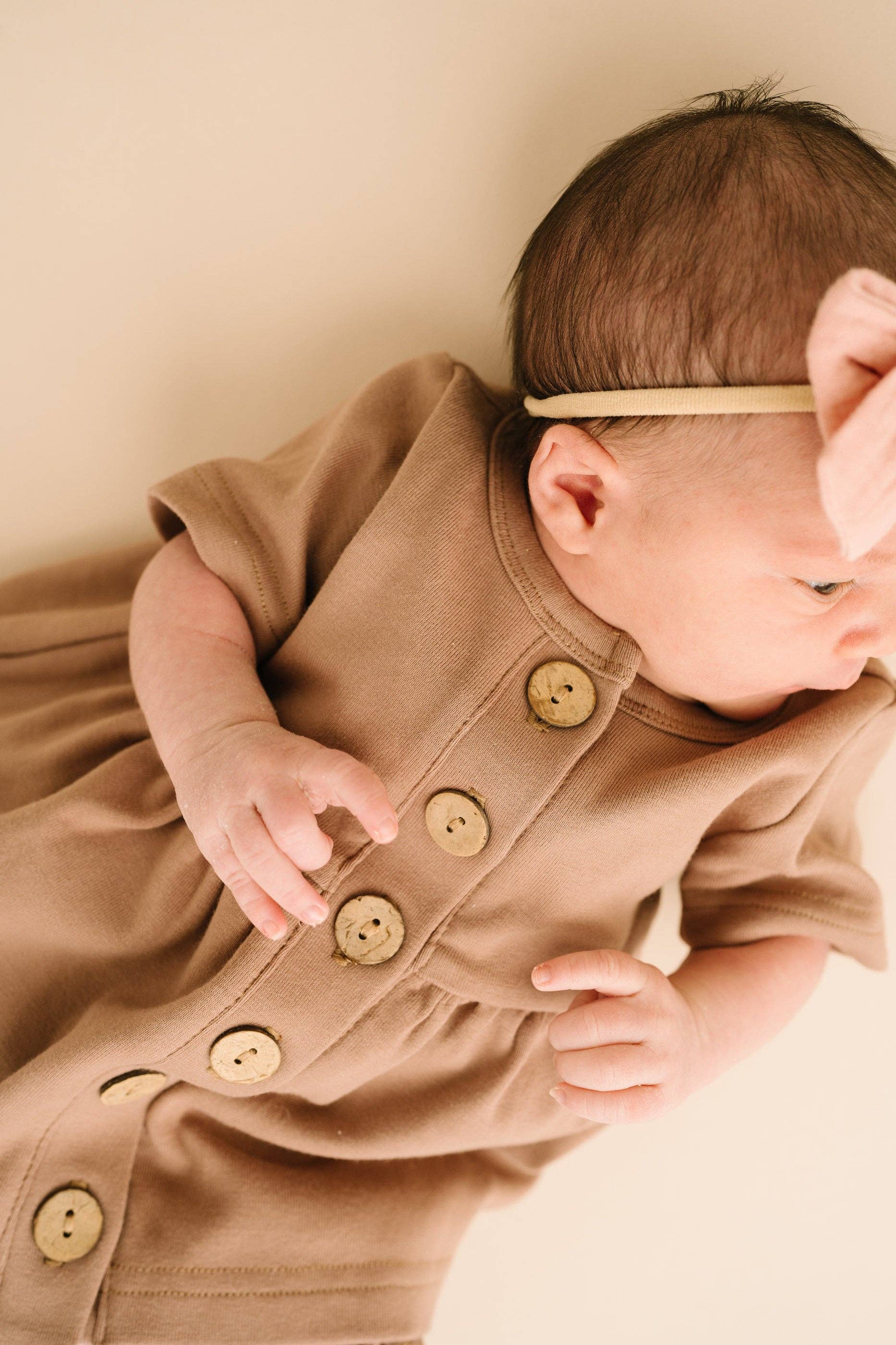 Little One Shop - Wholesale Dress - Baby - Sparrow Button Dress9