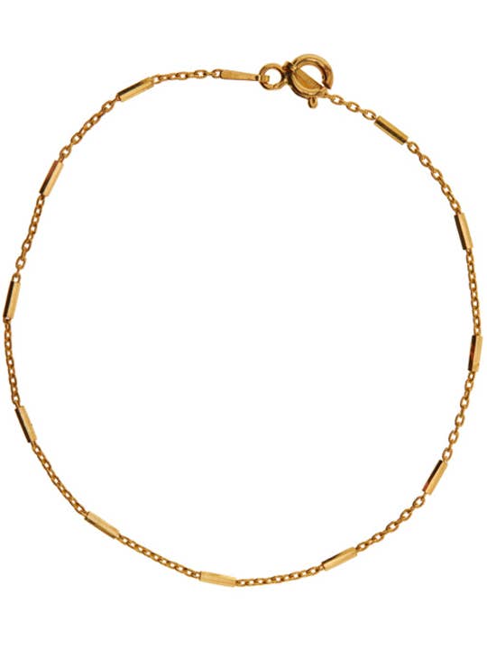 Bracciali - Catena bar - Placcato oro per la vendita all'ingrosso da parte di XZOTA