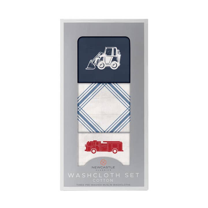 Juego de paños Things That Go, 3 unidades para venta al por mayor de Newcastle Classics