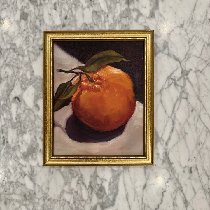 Katie Jo Art - Wholesale Art Print - "Single Orange" Print2