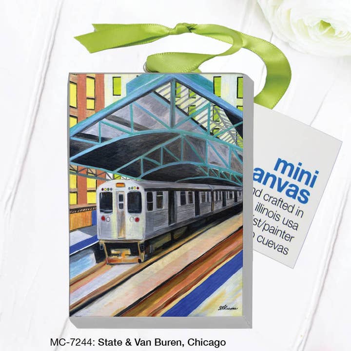 State & Van Buren, Chicago, Mini Tela (MC-7244A) por atacado de Printed Canvas