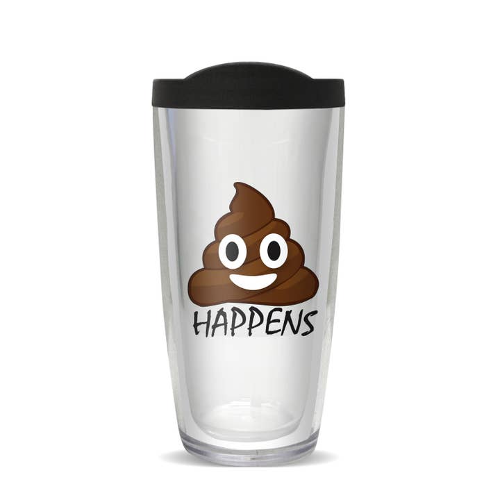 Emoji Happens Tumbler for wholesale by FREEHEART