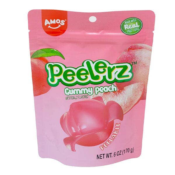 Showcase - Wholesale Gummy - Amos 4D Peelerz Peelable Fruit Gummy Candy (6oz) Multiple Flavors20