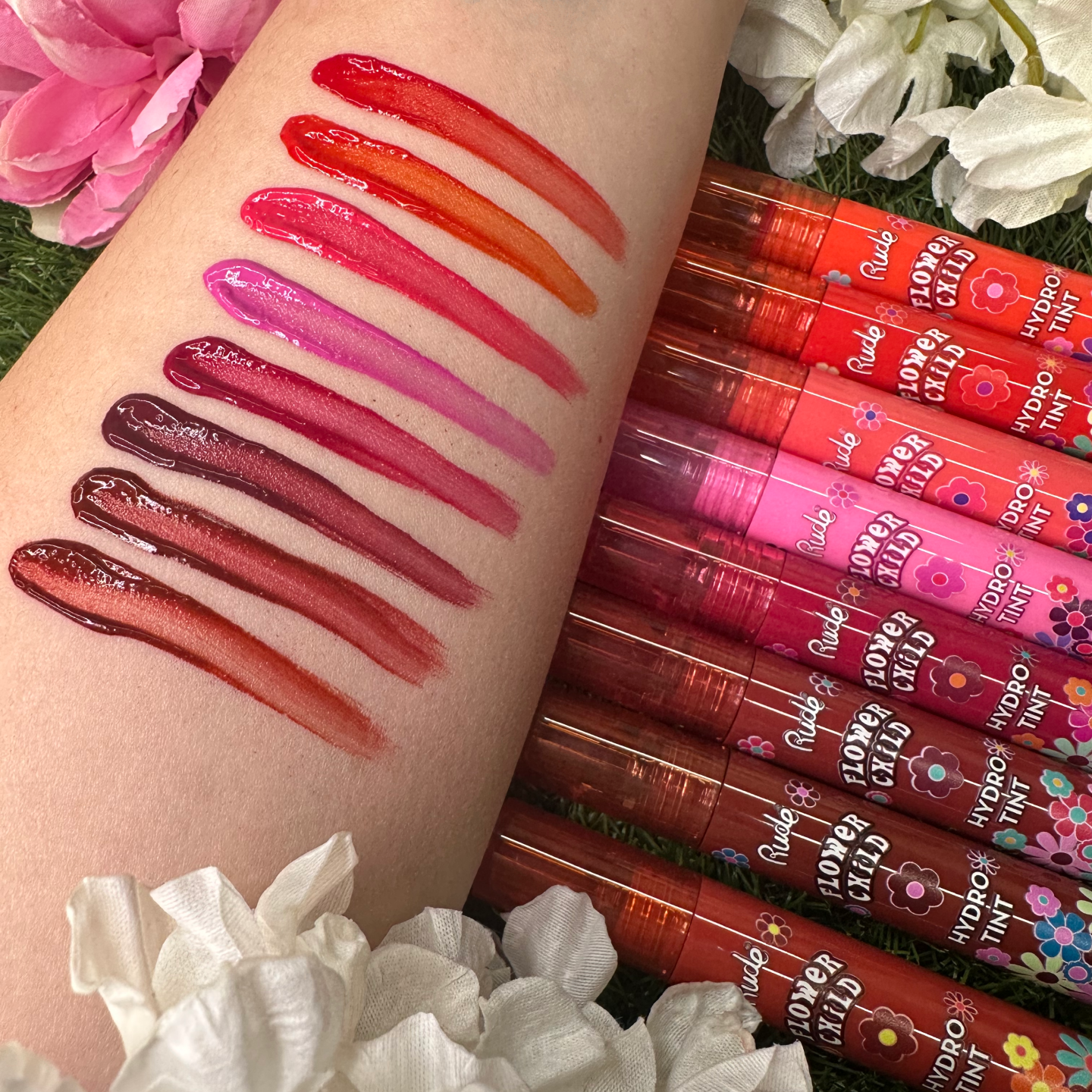 Rude Cosmetics - Wholesale Lip Stain/Dye/Tint - Flower Child Hydro Tint17