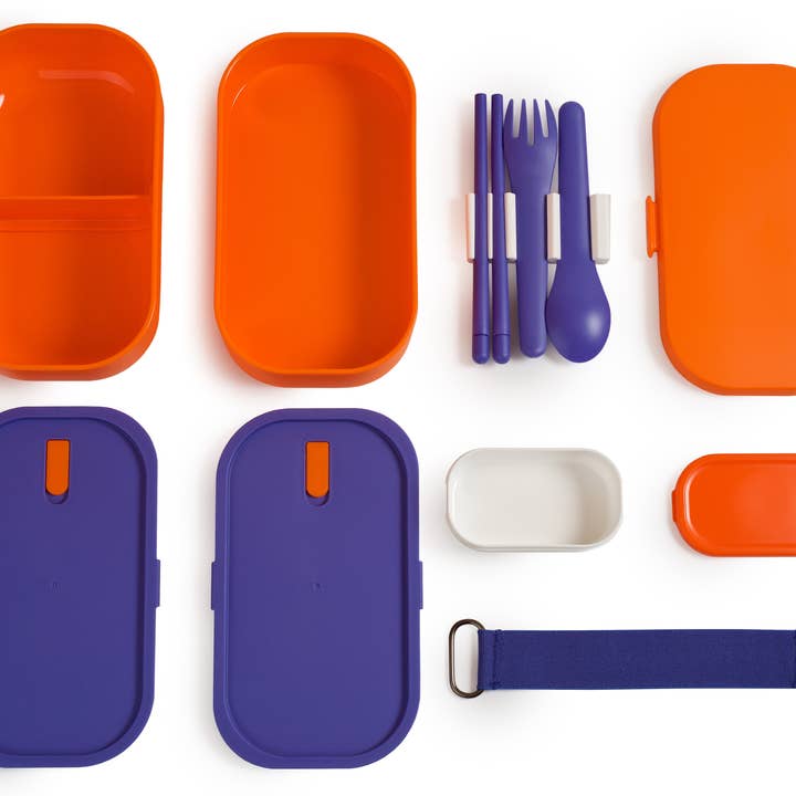 Ukrainian bridge – wholesale Lunch bag/box – Premium Bento Lunch Box - Miami Orange Lunch Container