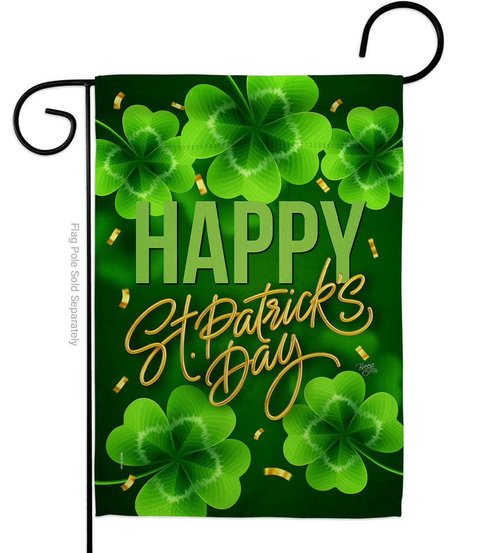Two Group Flag Co - Wholesale Flag - Flag St. Patty Cover St Patrick Garden House 2-Sided Home0