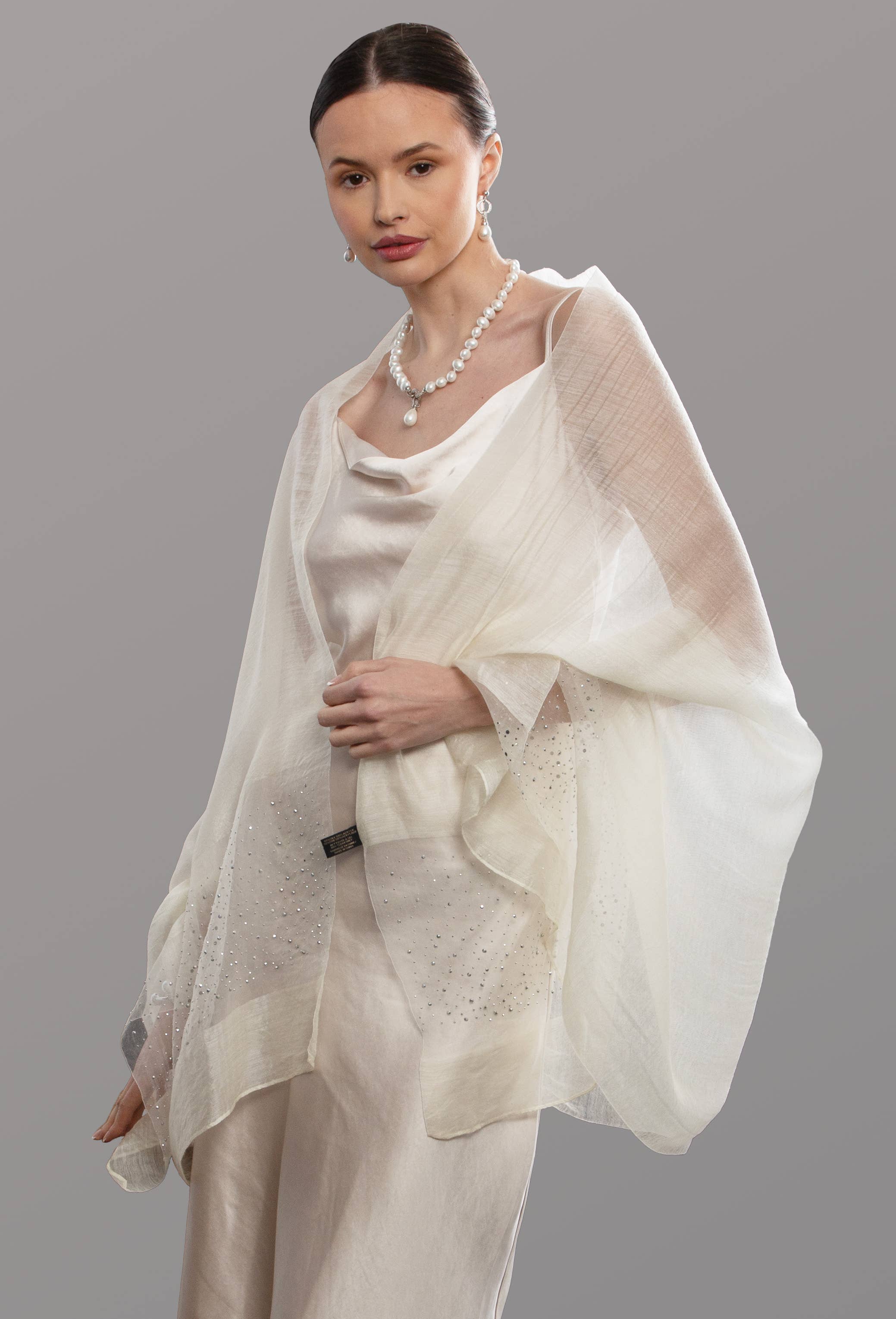 SAACHI - Vendita all'ingrosso Sciarpa - Donna - Sciarpa Star Gazer in misto lana26