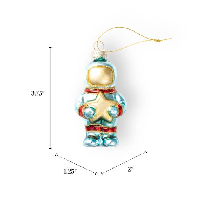 Chive - Wholesale Ornament - Blue Astronaut, Nostalgic Retro Outer Space Christmas Ornament Gift3