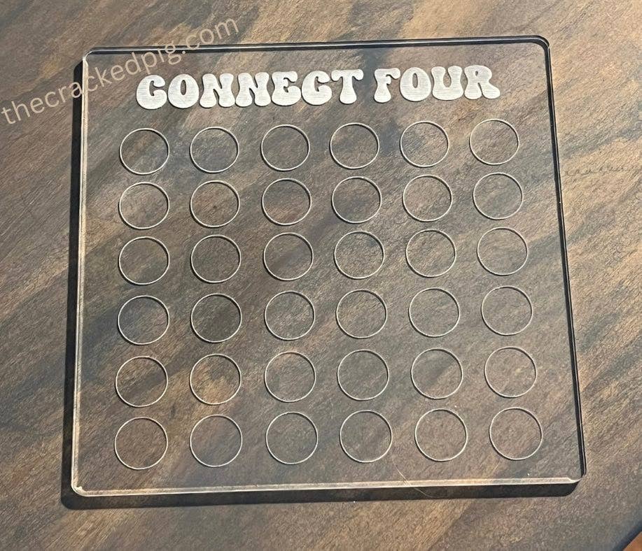 The Cracked Pig - Wholesale Board Game - Connect Four Acrylic Game Board