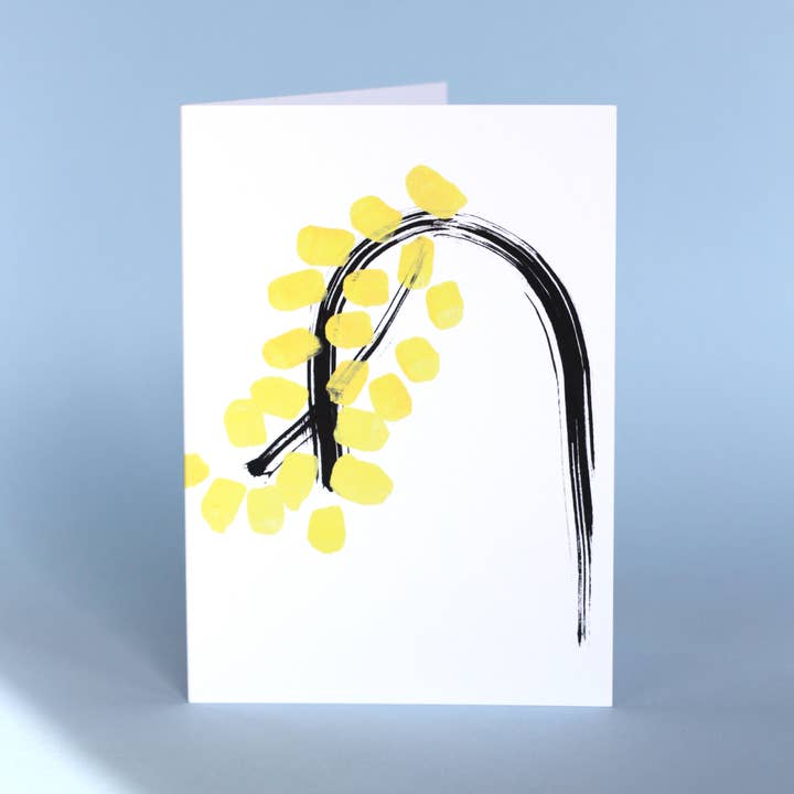 Lucky Luijk - Wholesale Everyday greeting card - Golden Wattle Card