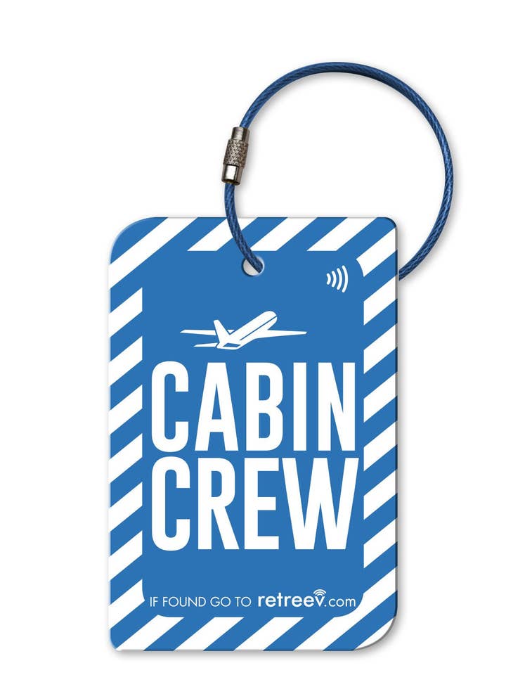 retreev™ SMART ID Luggage Tag - Cabin Crew for wholesale by Retreev Limited