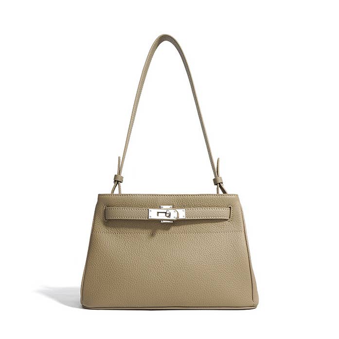 Shoulder Bag With Metallic Locker for wholesale by Sook Stainable