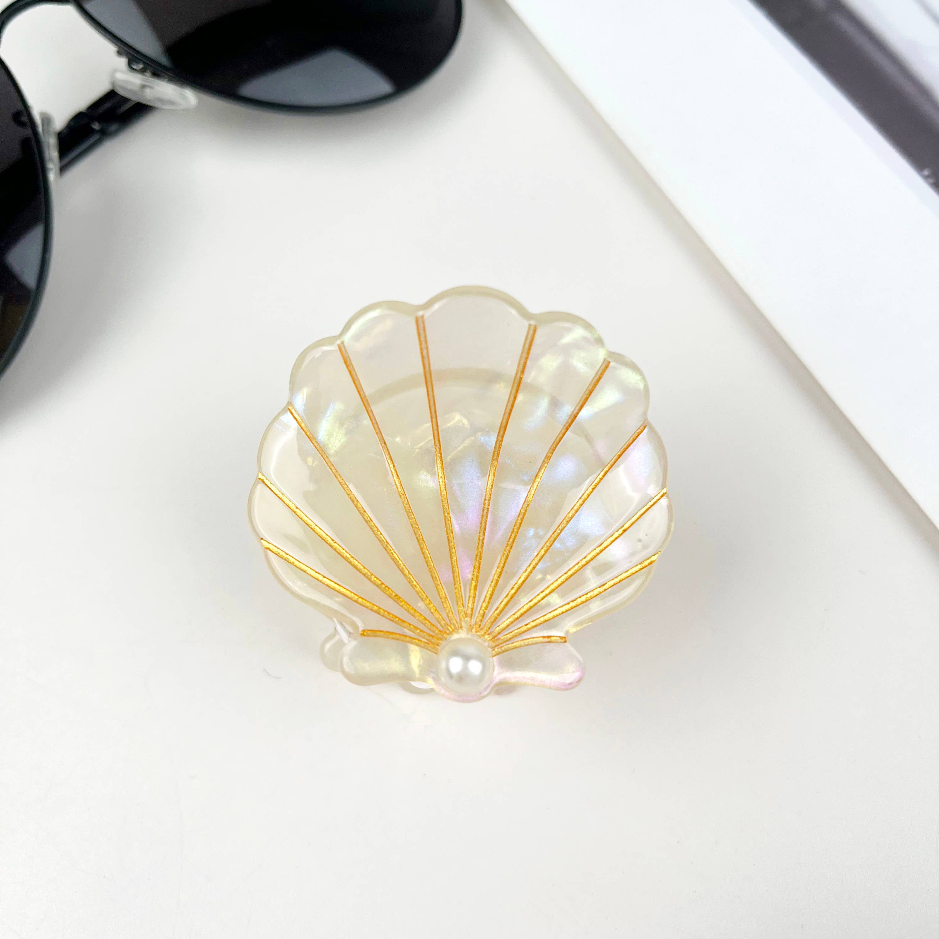 mildstyles - Vendita all'ingrosso Fermaglio per capelli - Donna - Fermaglio per capelli con perle e conchiglia1