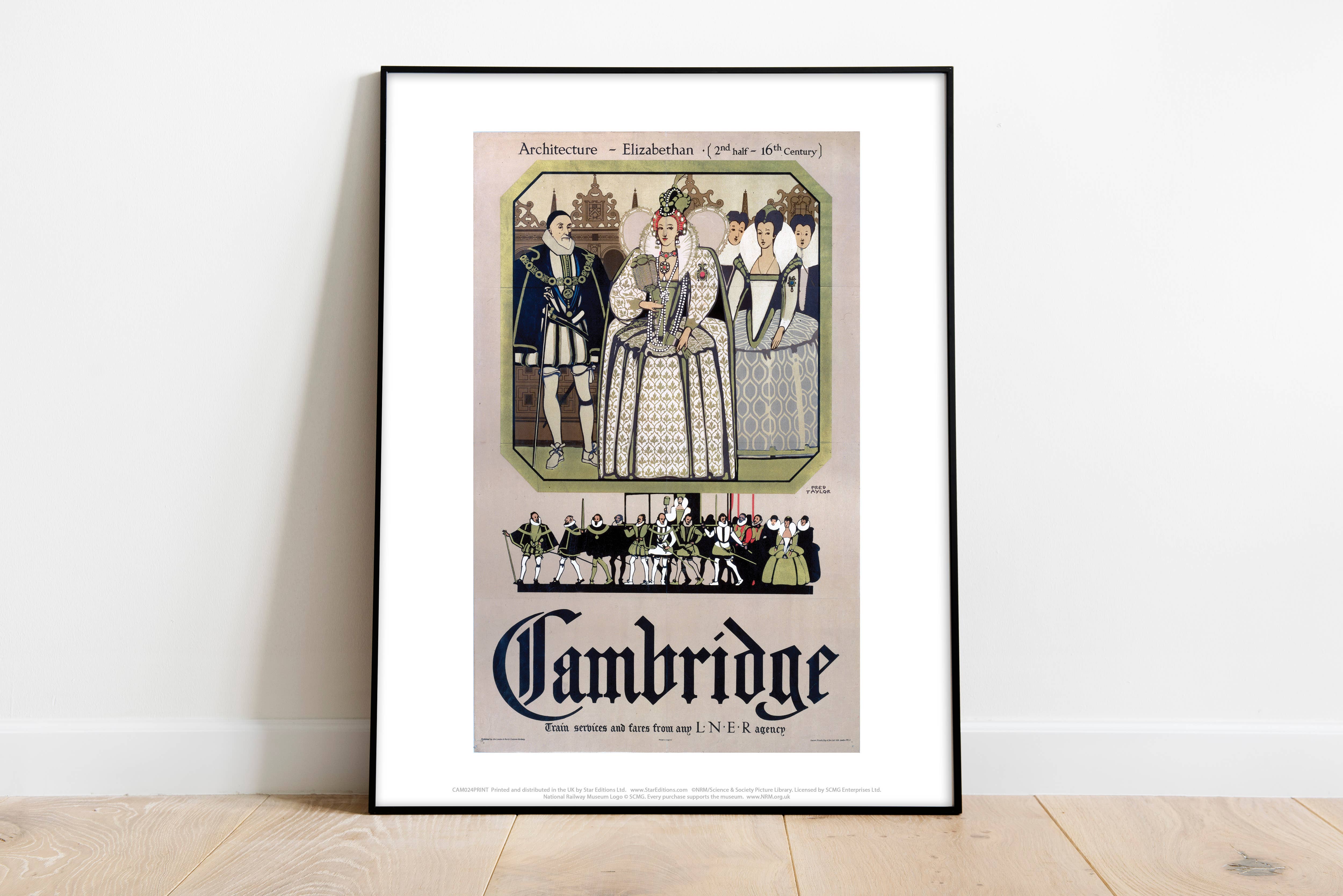 Star Editions – wholesale Art print – Market Square Cambridge - 11X14” Premium Art Print1