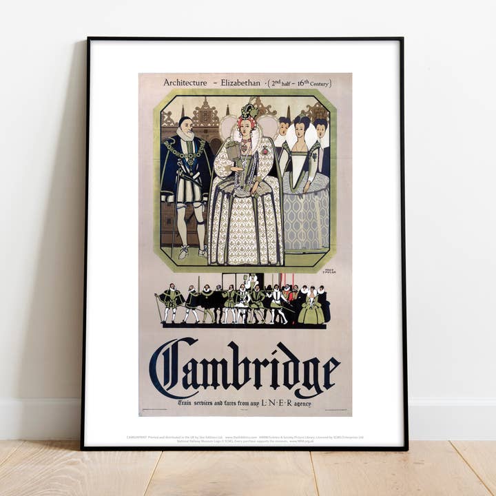 Star Editions – wholesale Art print – Market Square Cambridge - 11X14” Premium Art Print1