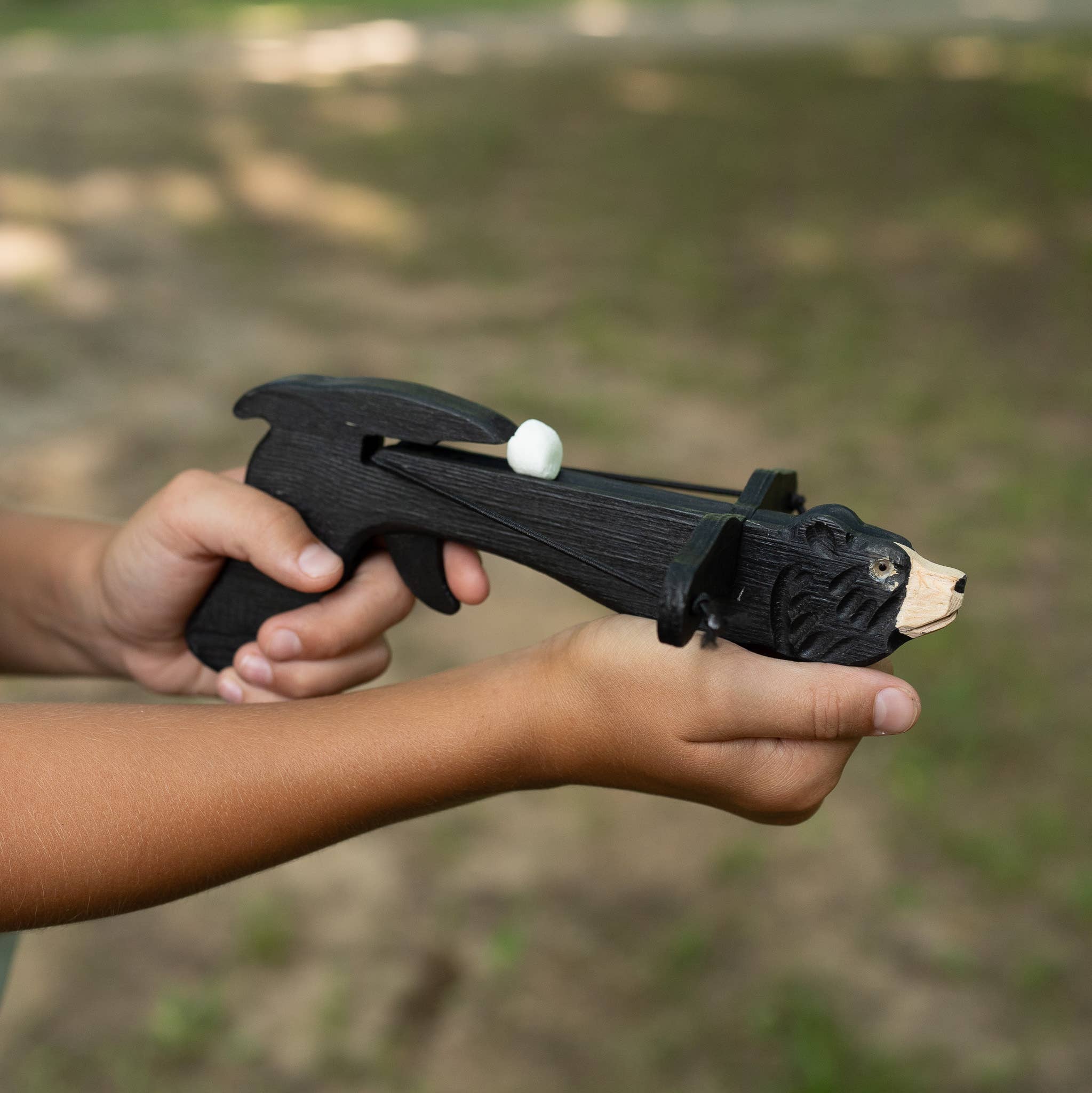 Pawnee Bill’s – Brinquedo de madeira - Crianças por atacado – Atiradores de Marshmallow de Animais5