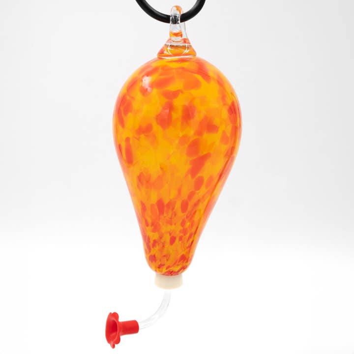 Boise Art Glass - Wholesale Bird Feeder - Glass Hummingbird Feeder -Tear Drop Shape