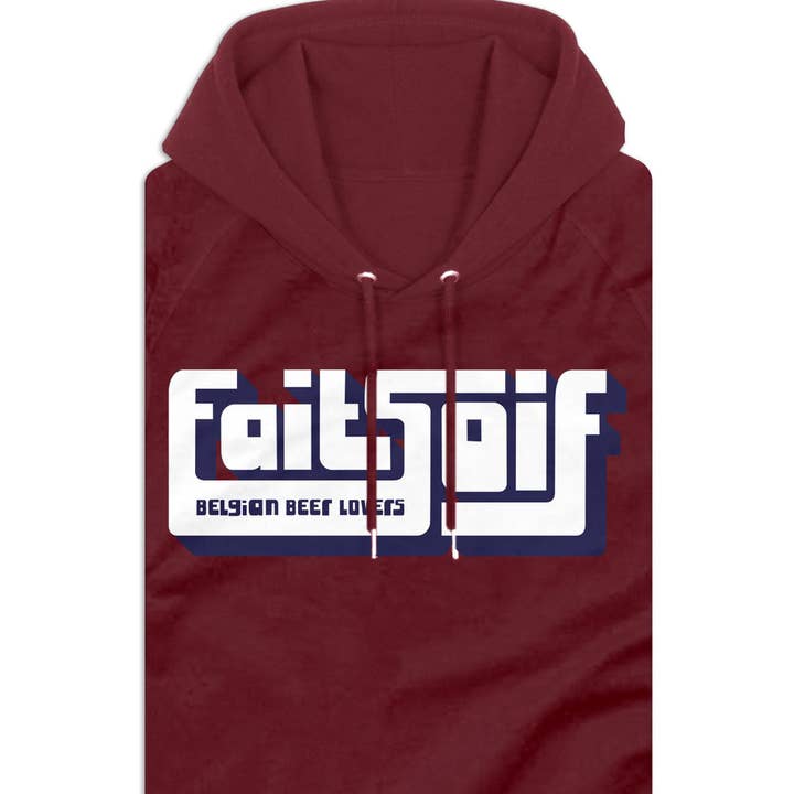 Sweatshirt unissexo com capuz "Fait Soif" por atacado de Peye et Meye