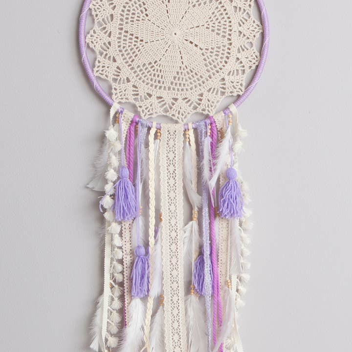 DREAMCATCHER BIG PURPLE DREAM CATCHER DECOR WALL for wholesale by MANIK