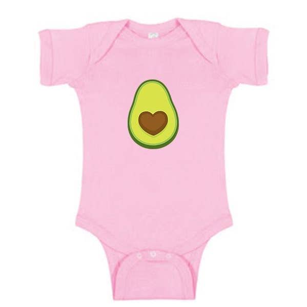 Onesie met avocado voor baby's voor wholesale door Soulful Wear
