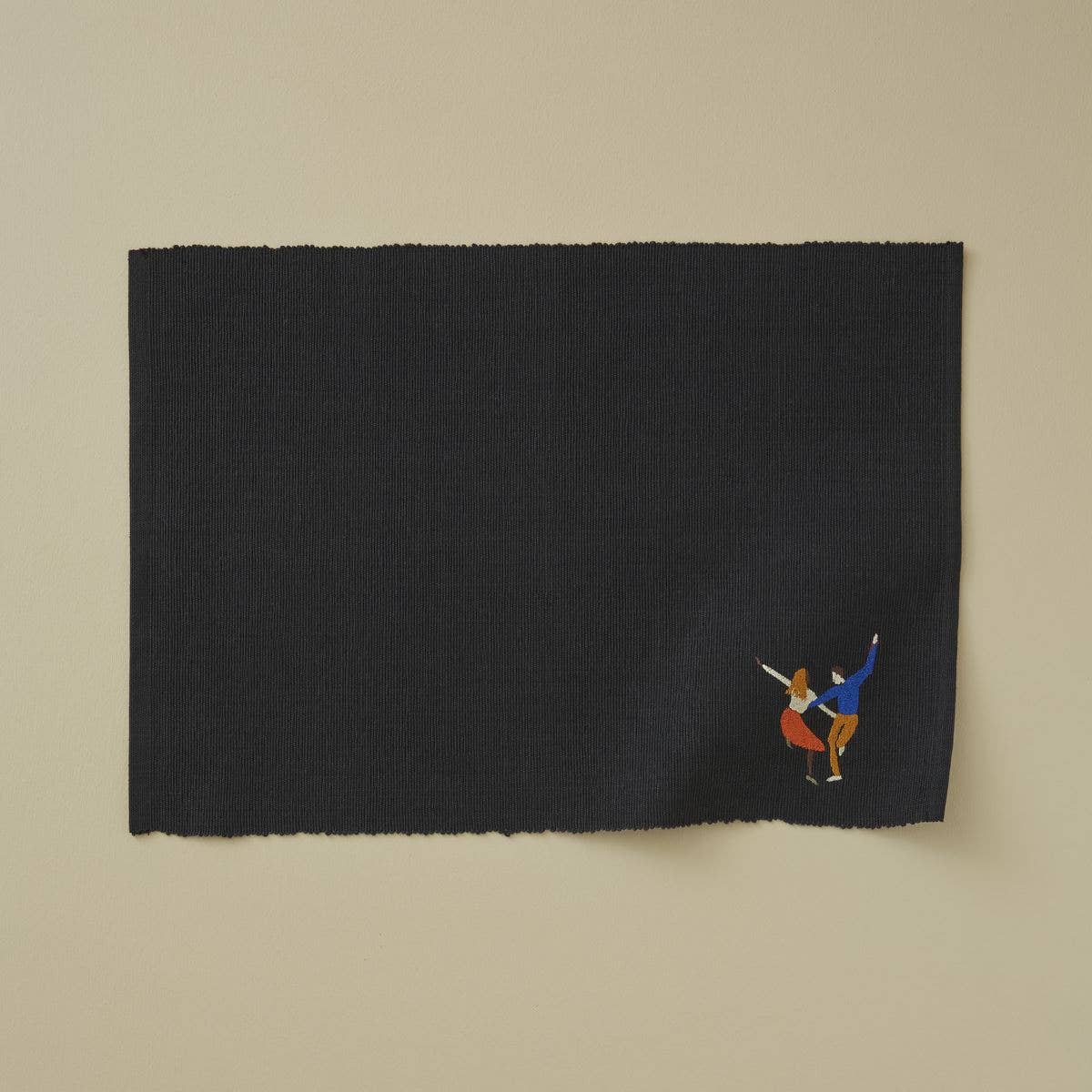 Sylvie Thiriez - Wholesale Placemat - Ribbed table mat Central park noir