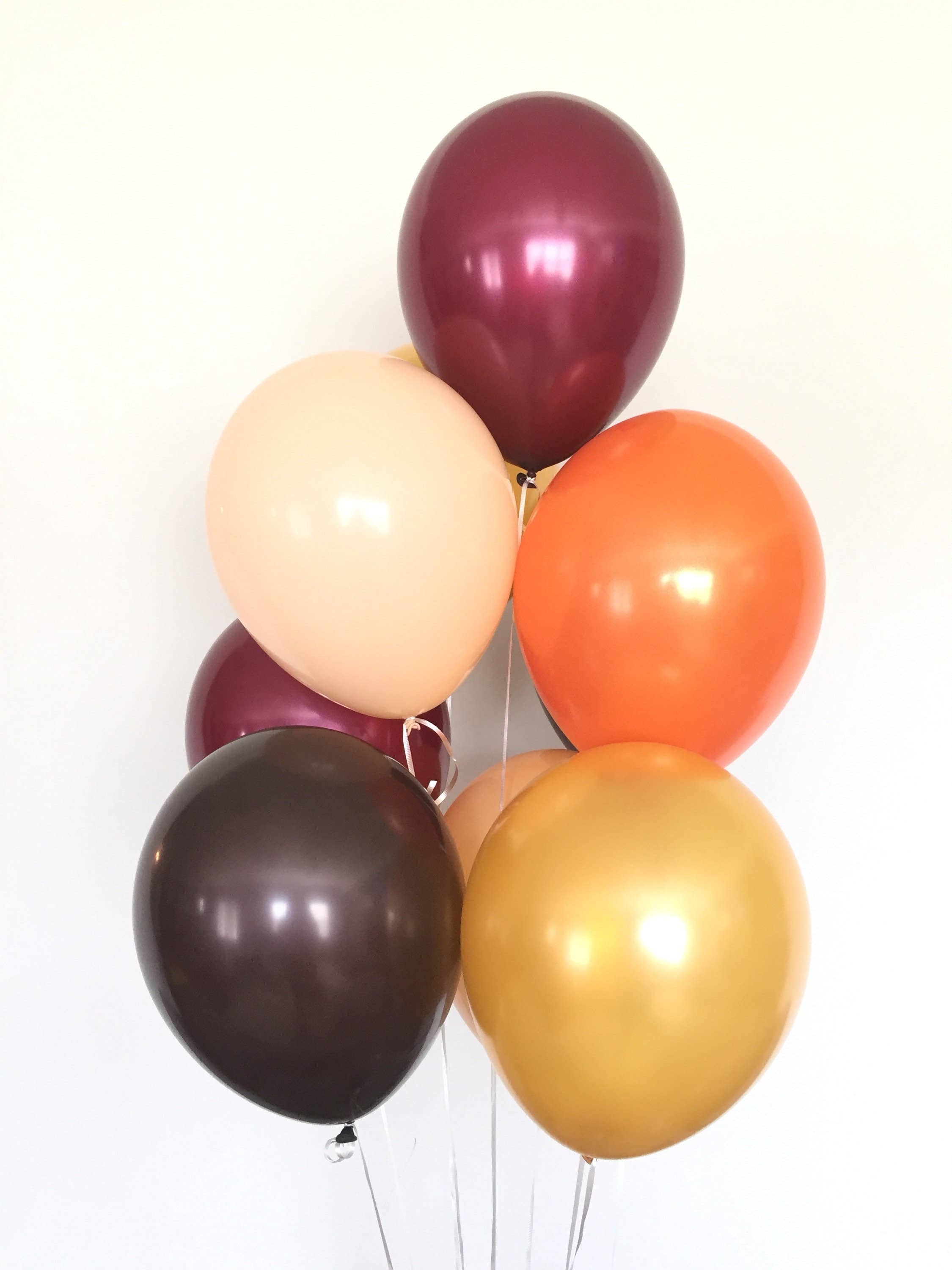 Hullaballoons – Engroshandel Ballon – Fall Blush og Bourgogne balloner | Sæt med 10 latexballoner7