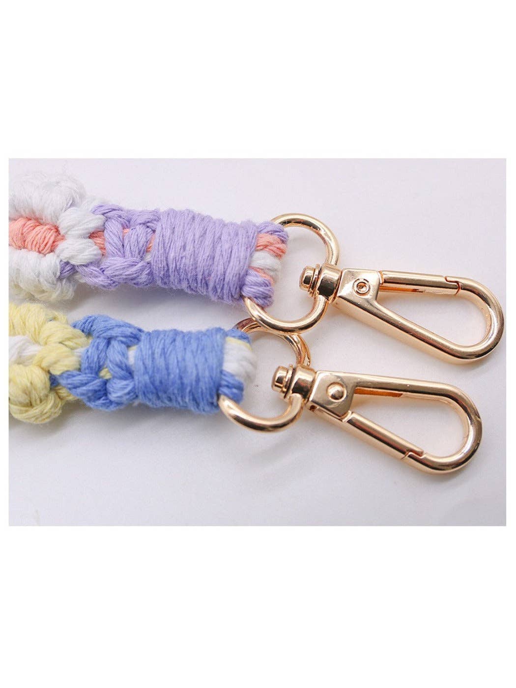 Funkyrel® Atzbranding Limited – Fita porta-chaves – Mulher por atacado – Koco - Fita de Telefone e Porta-chaves de Margarida em Croché9