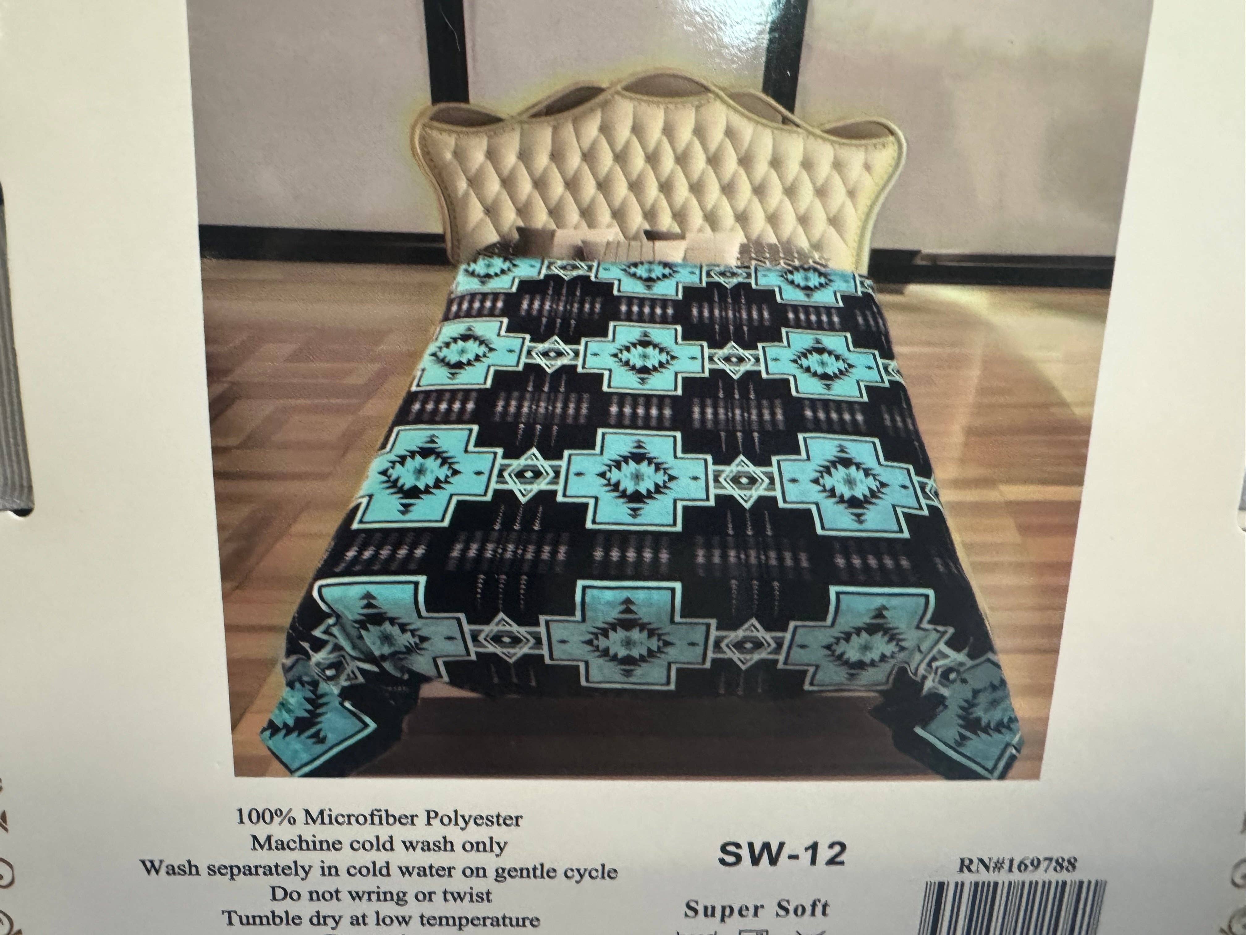 Broads Market - Vendita all'ingrosso Coperta - Coperte Azteche Super Morbide Gemelle3