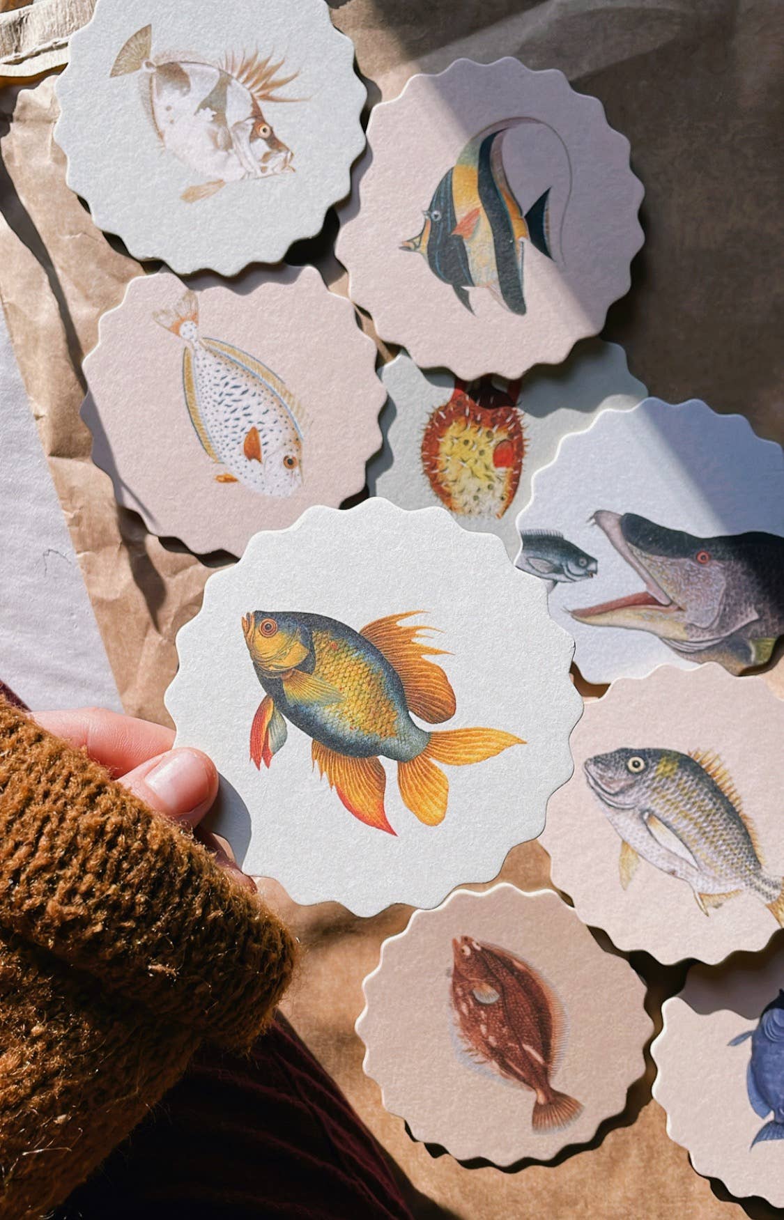 30x40 - Wholesale Coasters - Coaster Set Fish 🐠🐟🐡 1