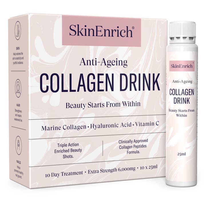 Skin Enrich Ltd – wholesale Oral supplement/vitamin – Anti-Ageing Collagen Drink 10 x 25ml1