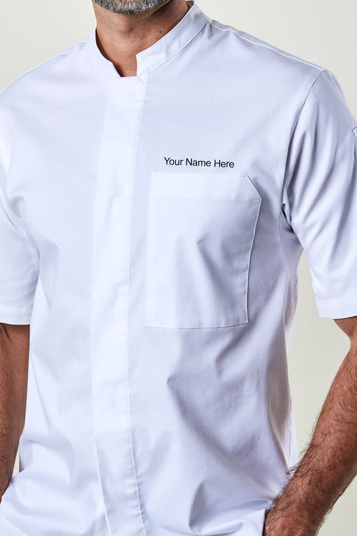 BlueCut - Wholesale Button Down Shirt - Men's - Greyson Chef Coat- Fine Twill-Unisex1