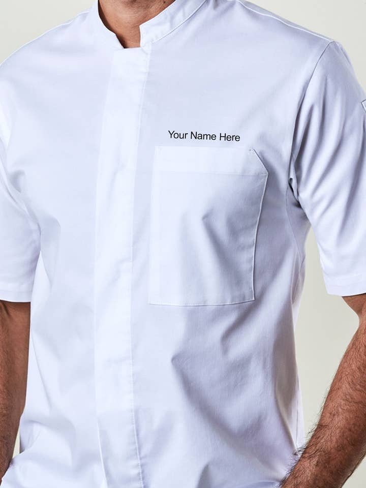 BlueCut - Wholesale Button Down Shirt - Men's - Greyson Chef Coat- Fine Twill-Unisex1