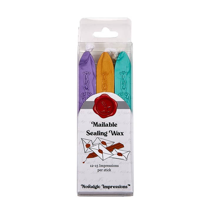 Freund Mayer & Co. - Wholesale Sealing Wax - Sealing Wax Sticks with wick 3PK- 25+ colors25