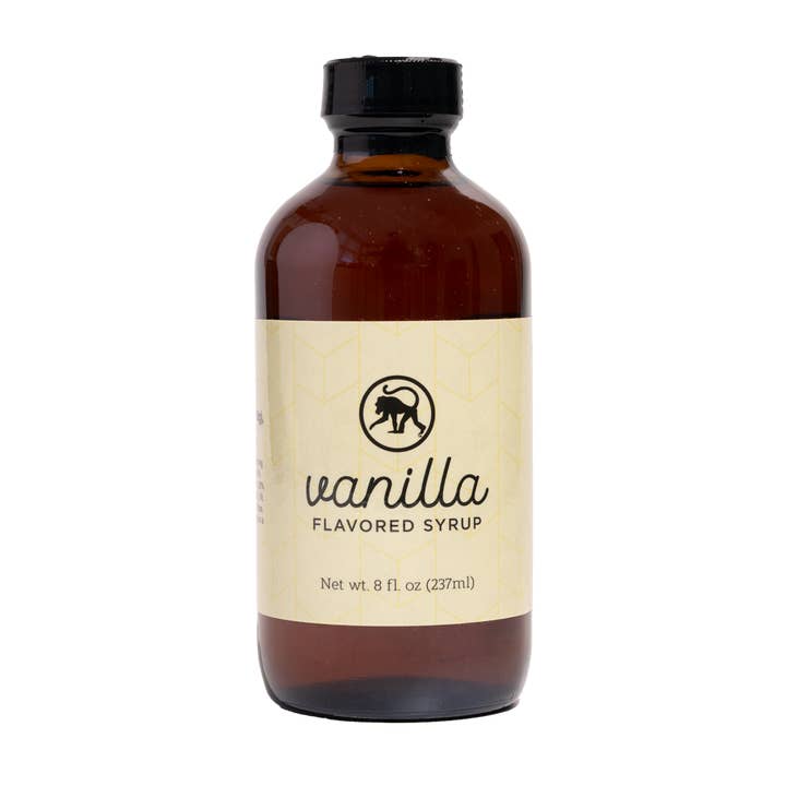Vanilla Syrup for wholesale by Frothy Monkey Coffee Roasters