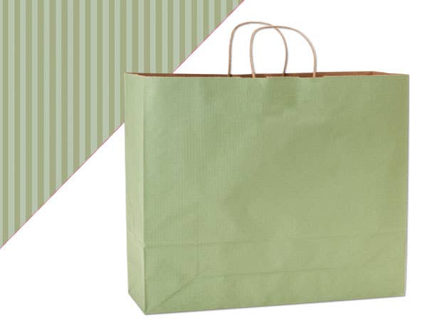 Nashville Wraps - Wholesale Gift Bag - Recycled Shadow Stripe Kraft Paper Retail Shopping Bags11