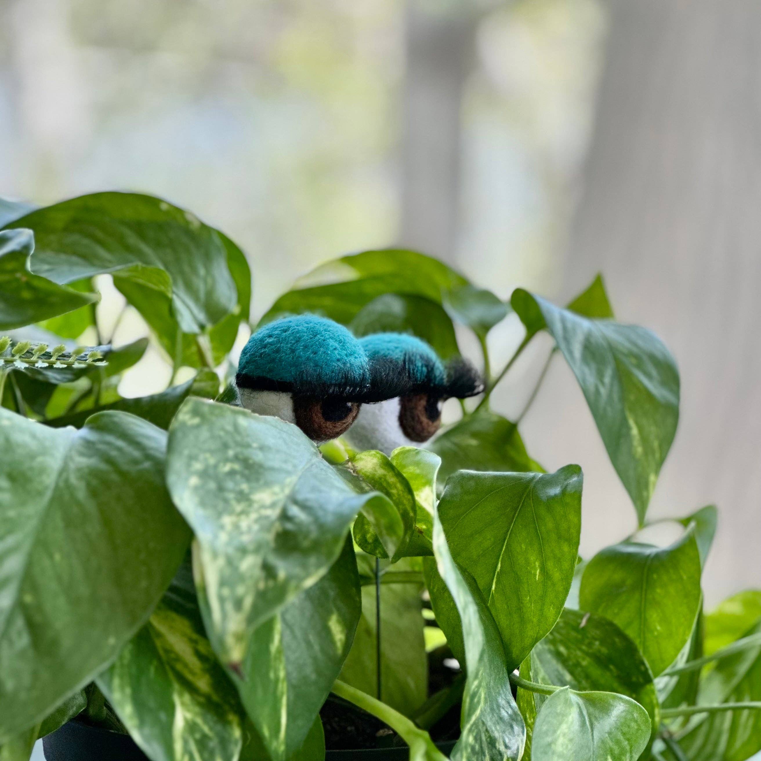 Sheep Farm Felt - Wholesale Garden/Lawn Stake - Felt Planter Eyeballs with Eyelashes 12