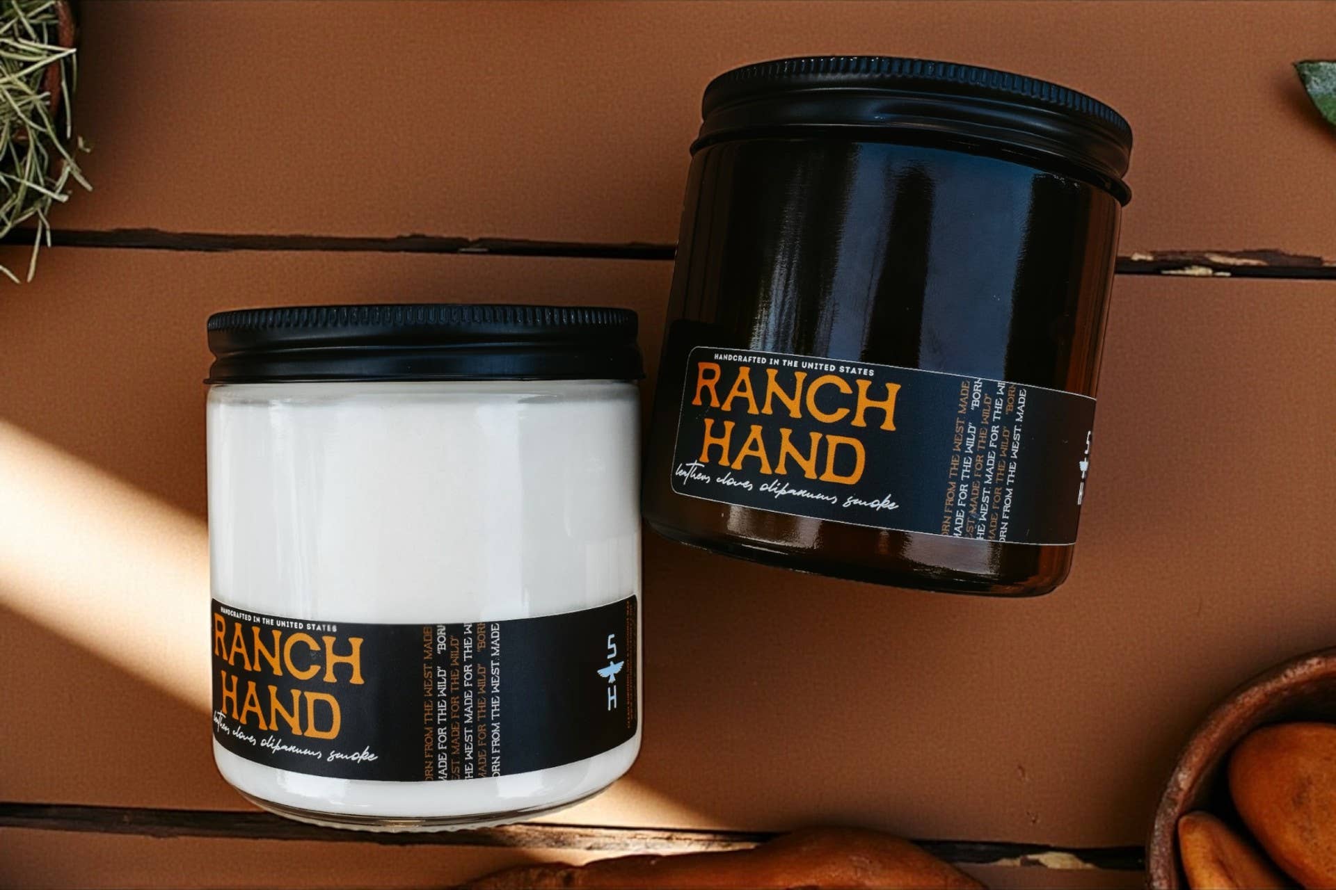Seventh House Candle - Wholesale Jar/Filled Candle - RANCH HAND - Clove & Leather Candle1