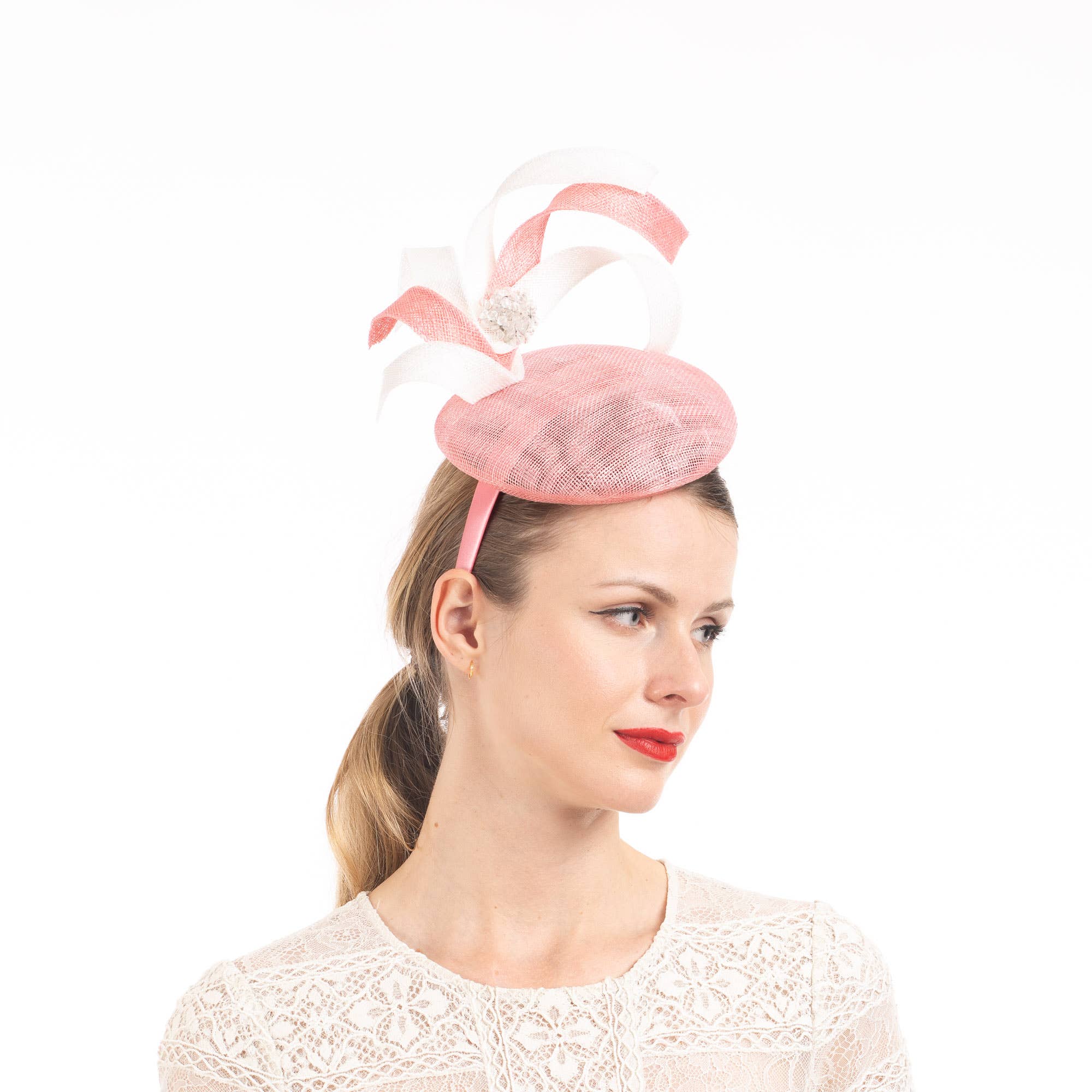 KaKyCo - Wholesale Fascinator Hat - Women's - Two tone S shape sinamay fascinator headband | 5939H10