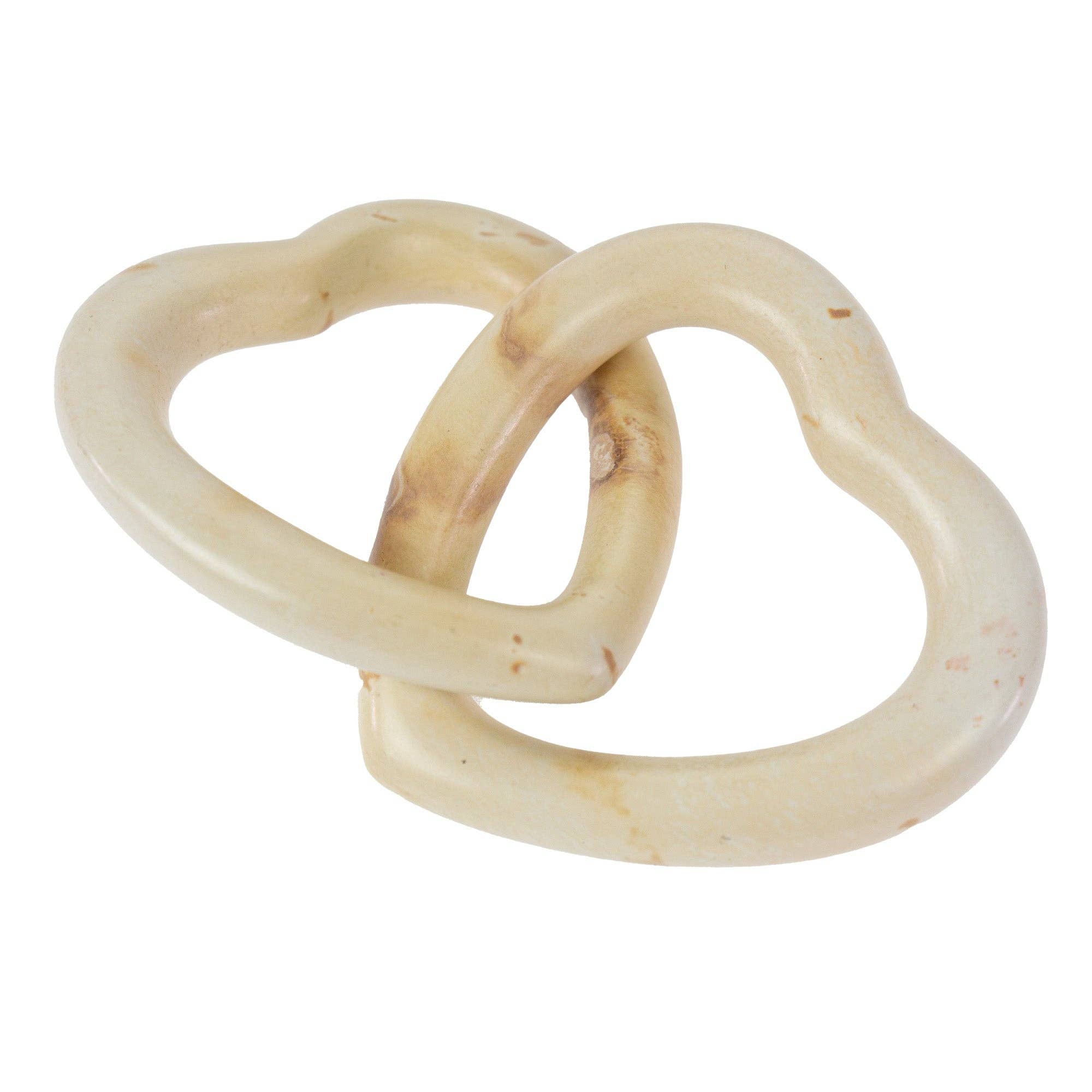 Global Crafts - Wholesale Decorative Tabletop Object - Soapstone Carved Twine Hearts4