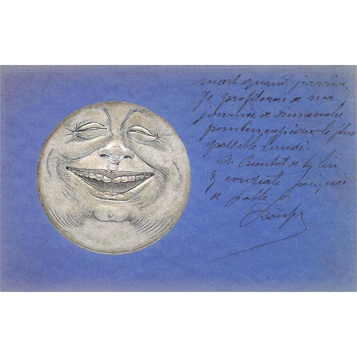 Found Image Press - Wholesale Postcard - Postcard FE-96 Smiling Moon