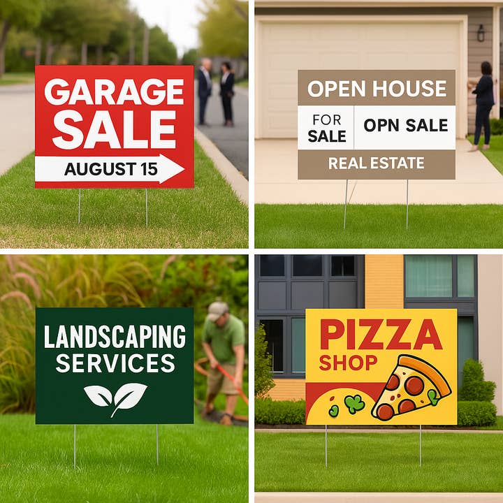 Famgraving - Wholesale Sign - Custom Yard Signs for Outdoors with Metal Stakes5