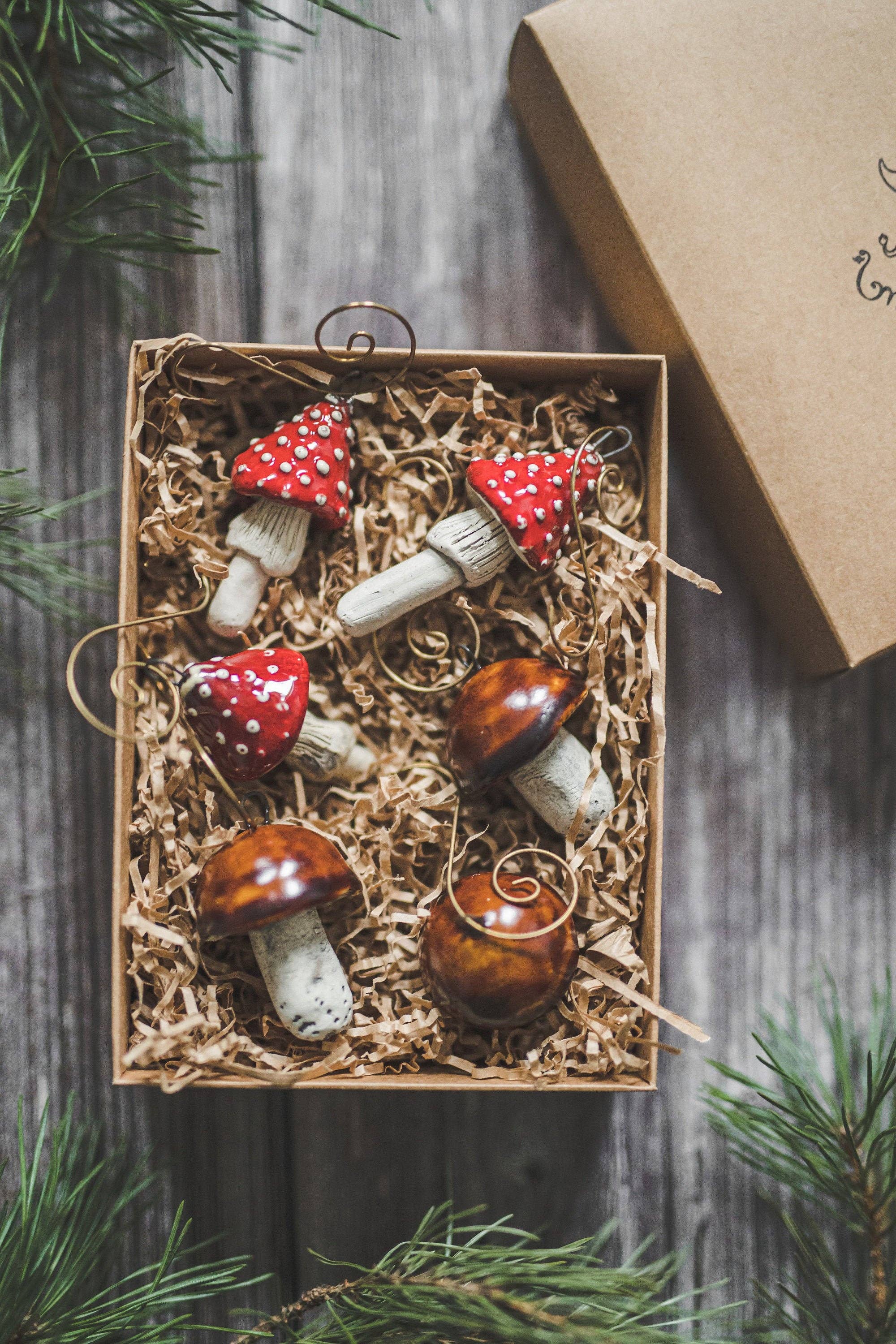 Danutė Murauskienė - Vente Lots de décorations - Amanites et cèpes1