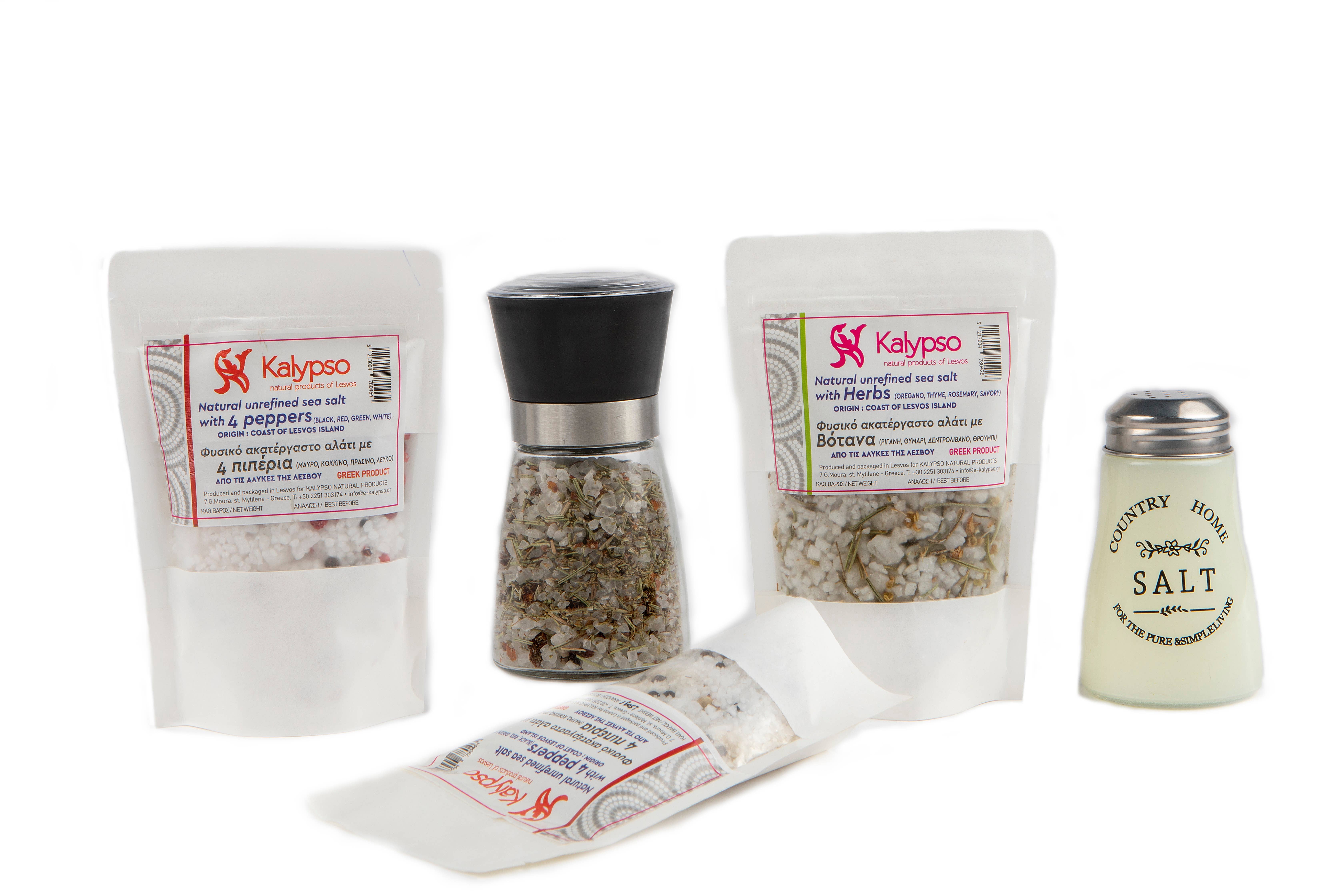 Kalypso-Natural products – wholesale Salt – Naturligt oraffinerat havssalt med grekisk timjan2