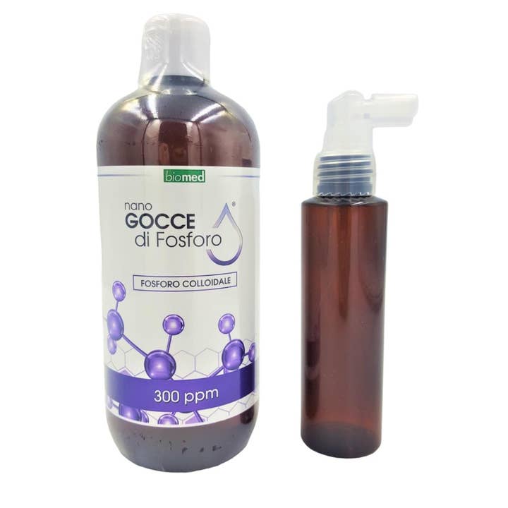 pirotta srl - Wholesale Oral Supplement/Vitamin - Colloidal Phosphorus Large 300 Ppm With Spray Dispenser