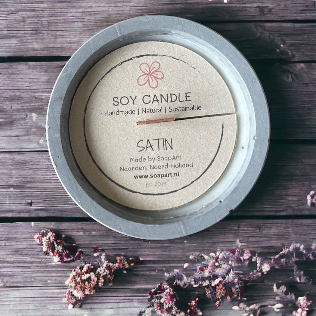 SoapArt - Wholesale Jar/Filled Candle - Scented Soy Candles with Wood Wick1